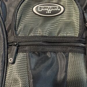 East west backpack. Black and Gray new with tag super sturdy